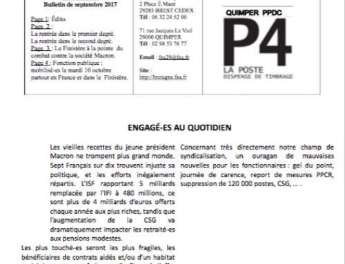 Bulletin de décembre 2017