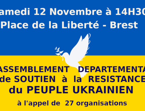 Rassemblement de soutien au peuple ukrainien