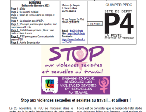 Bulletin n°2 – décembre 2023