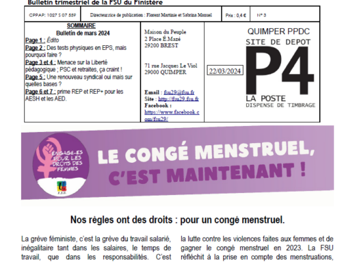 Bulletin n°3 – mars 2024