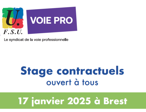 Stage FSU contractuel-les