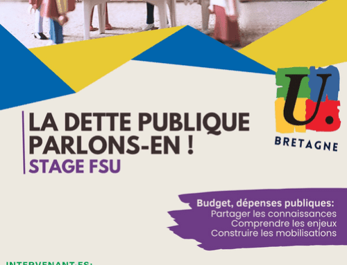 Stage FSU Bretagne: La dette: parlons-en!