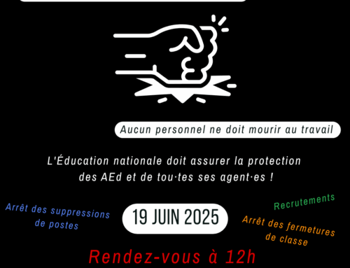 AED en grève jeudi 19 juin 2025