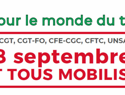 En grève le 18 septembre pour la justice sociale et fiscale