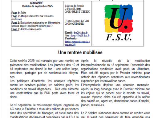 Bulletin n°1-septembre 2025