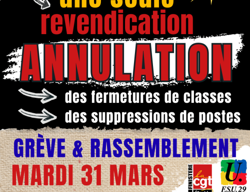 En grève le 31 mars