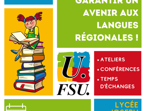 Stage langues régionales – 19 et 20 mai 2026 à Pontivy