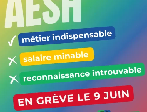 Les AESH en grève mardi 9 juin
