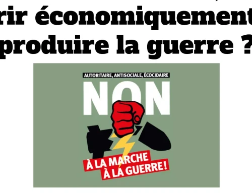 NON à la marche à la guerre!
